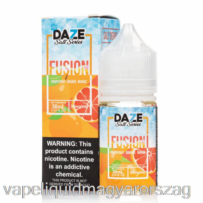 Jeges Grapefruit Narancs Mangó - 7 Daze Fúziós Só - 30 Ml 50 Mg Vape Folyadék